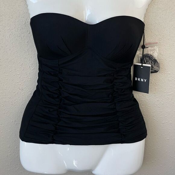 NWT DKNY Tankini Top Sizes XS or XL - Picture 1 of 4